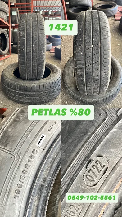 195/60R16C 99/97T PETLAS (Y22) 2 ADET