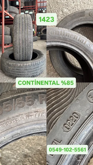 195/55R16 87H CONTİNENTAL (20) 2 ADET