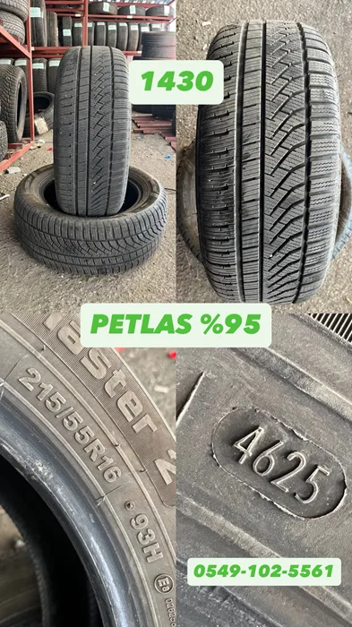 215/55R16 93H PETLAS (K25) 2 ADET