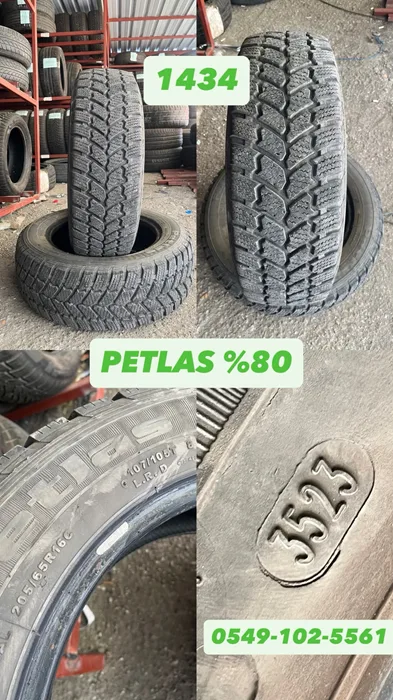 205/65R16C 107/105T PETLAS (K23) 2 ADET