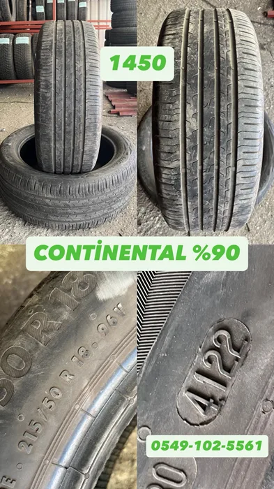 215/50R18 96V CONTİNENTAL (Y22) 2 ADET