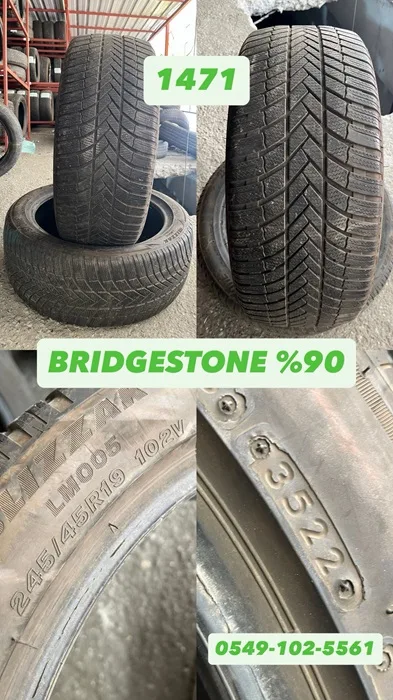 245/45R19 102V BRIDGESTONE (K22) 2 ADET