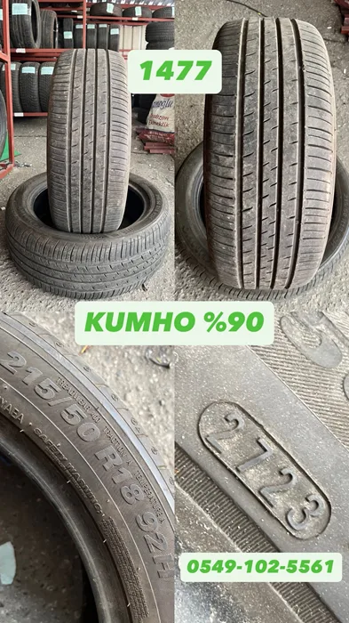 215/50R18 92H KUMHO (Y23) 2 ADET