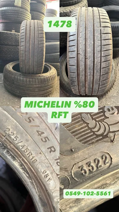 225/45R18 95Y MICHELIN RFT (Y22) 2 ADET