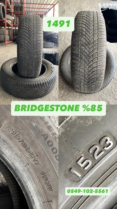 215/65R17 103V BRIDGESTONE (M23) 2 ADET
