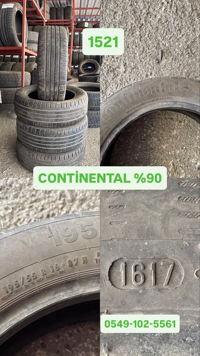 195/55R16 87M CONTİNENTAL (Y17) 4 ADET