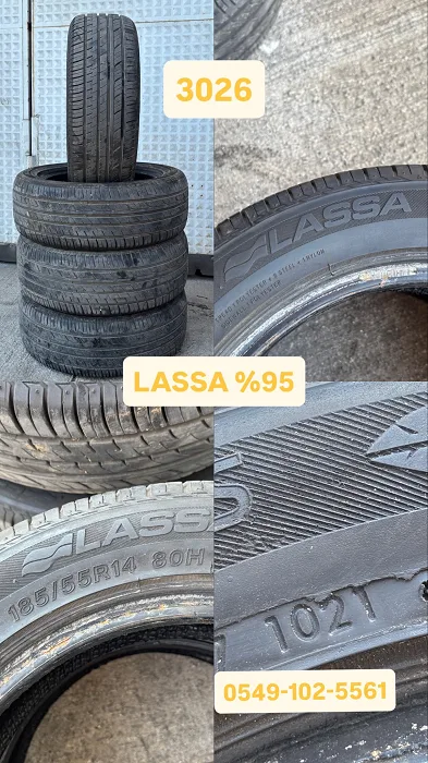 185/55R14 80H LASSA (Y21) 4 ADET