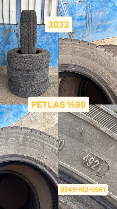 225/70R15C PETLAS (k21) 4 ADET