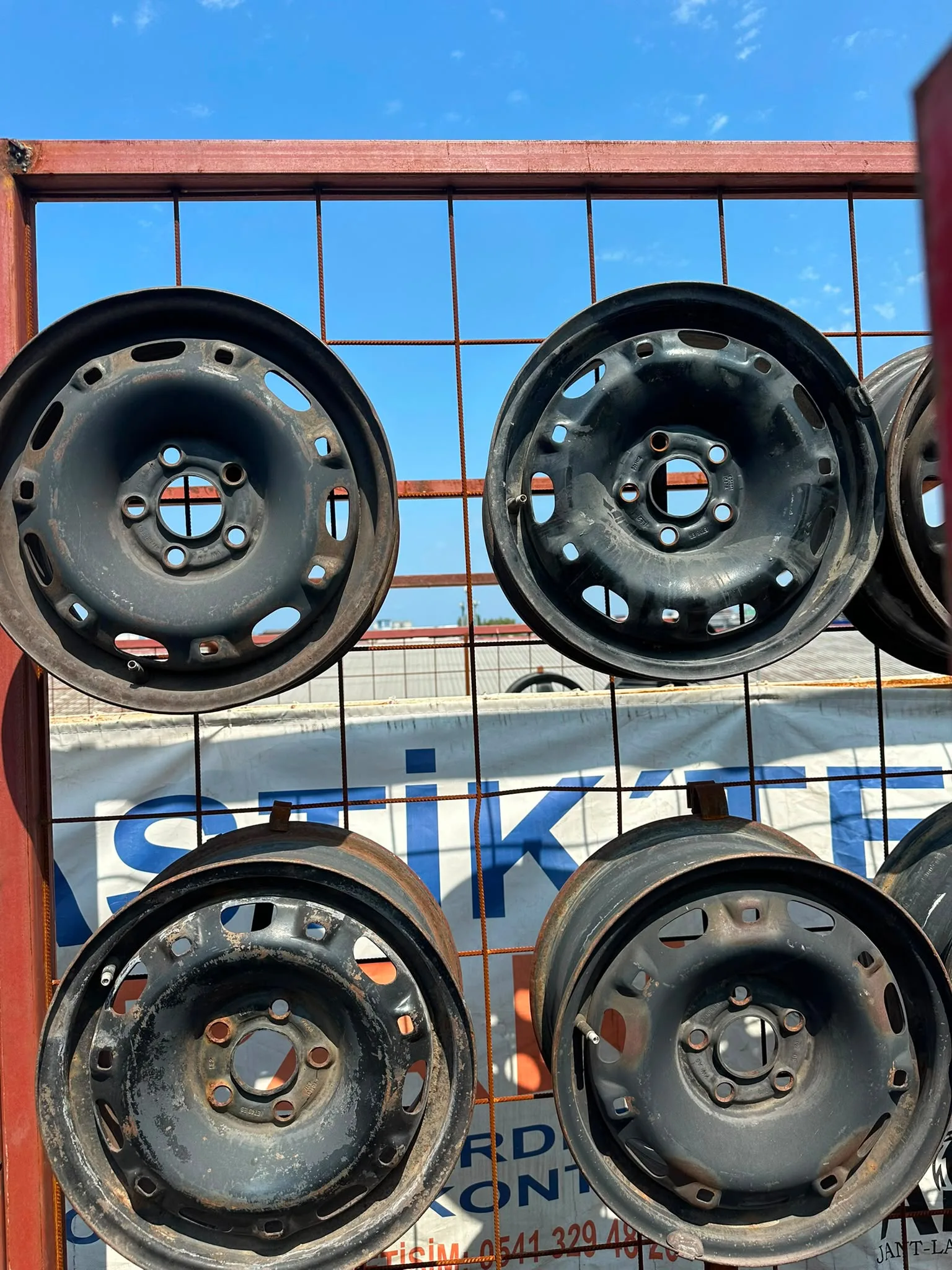 5x100 14 İNÇ J5 ET43 POLO SEAT DEMİR JANT TAKIMI