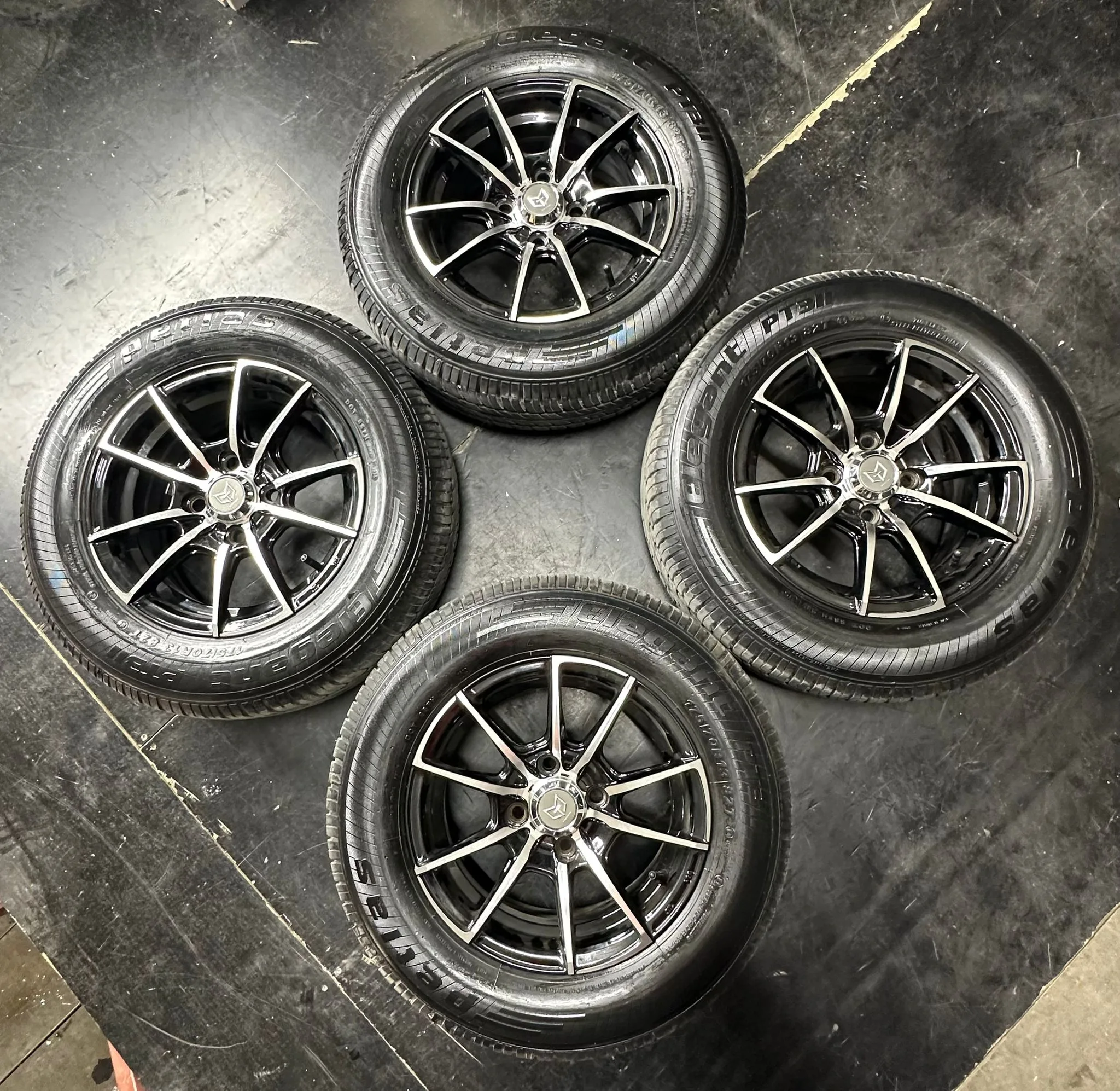 4x100 13 İNÇ J5.5 ET35 175/70 13 PETLAS 2023 TORK JANT LASTİK SETİ