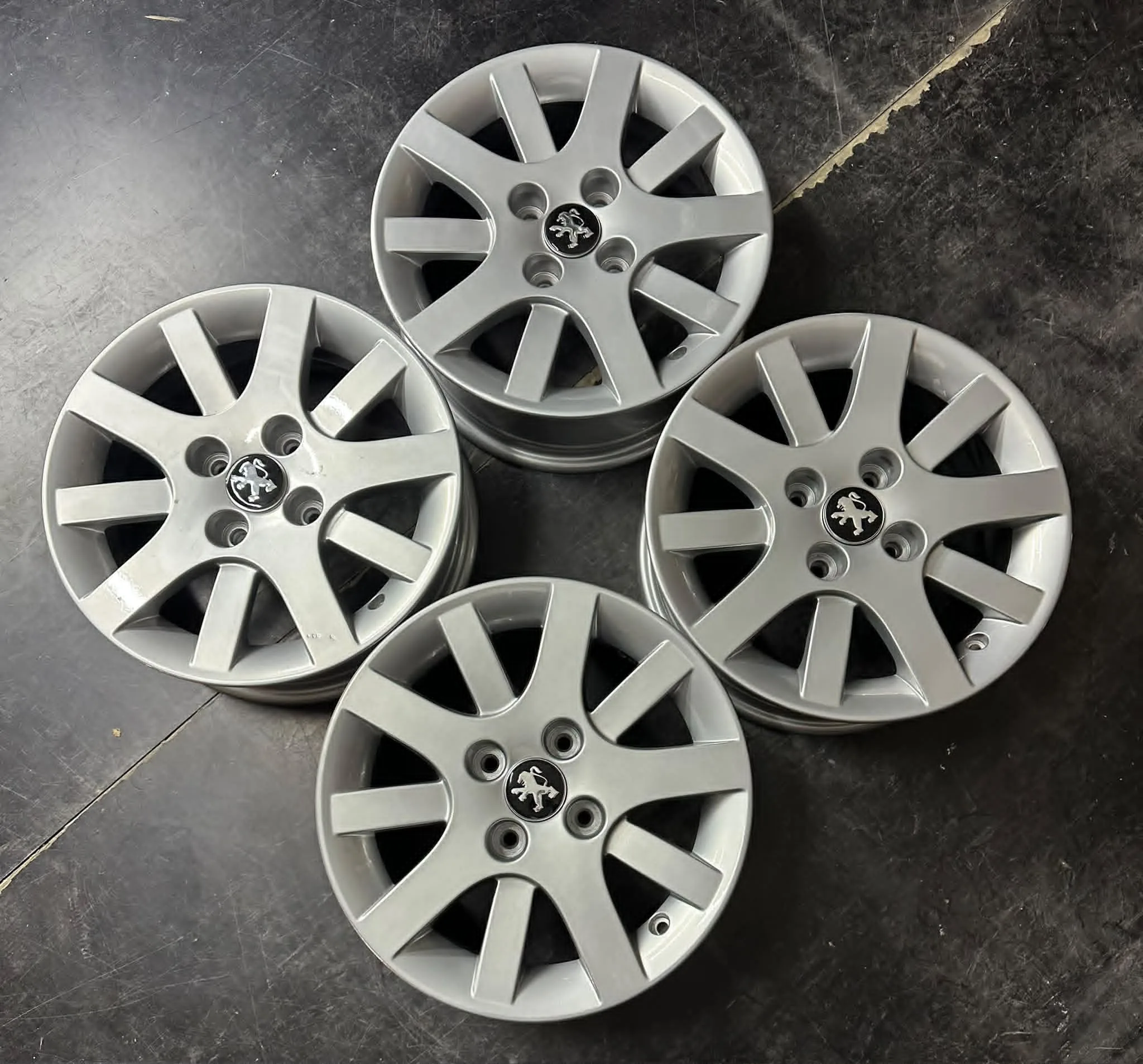 4x108 15 İNÇ J6 ET23 ORJİNAL PEUGEOT 206 JANT TAKIMI