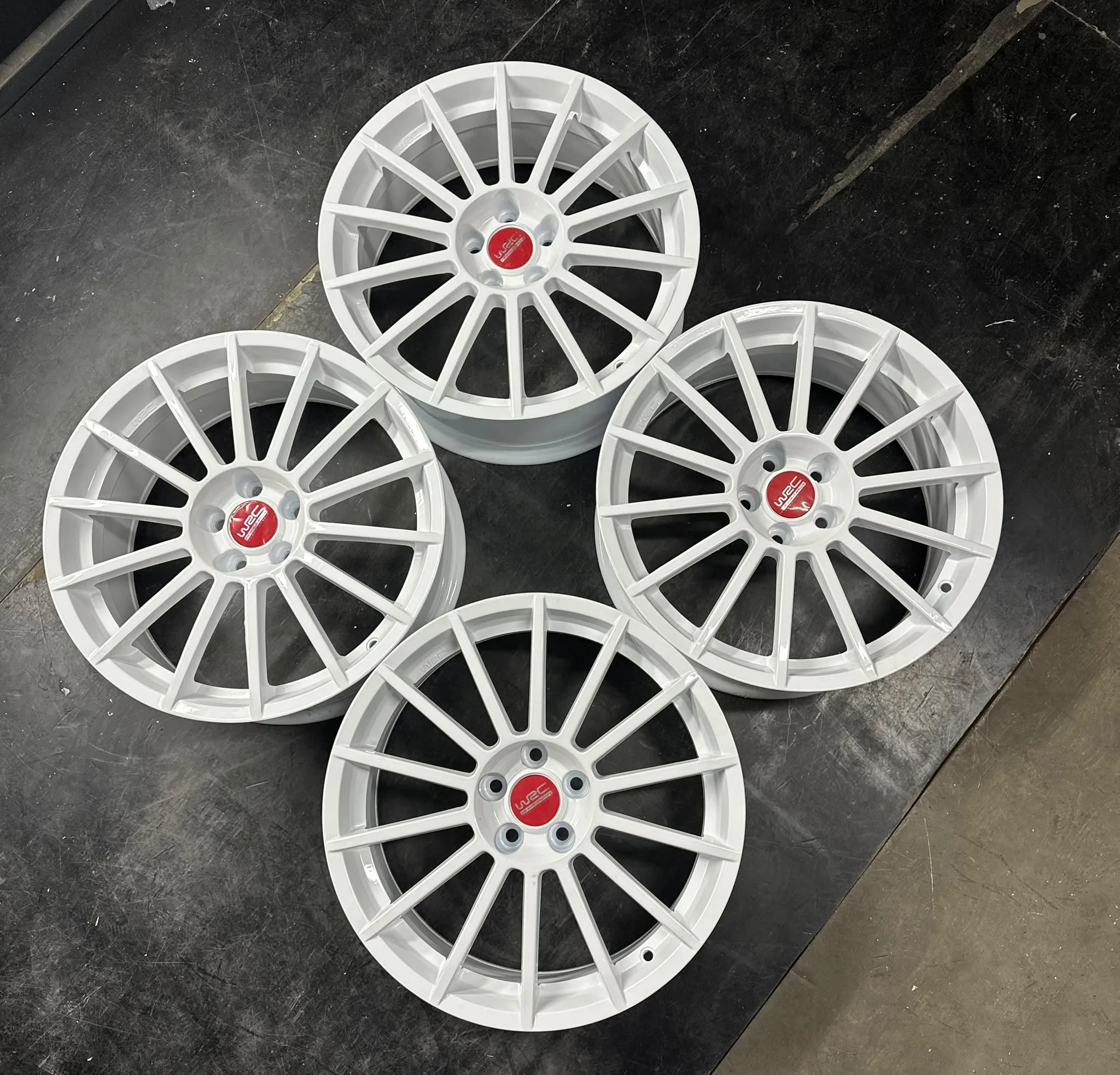 5x100 17 İNÇ J7.5 ET35 WRC JANT TAKIMI (İŞLEMLİ)