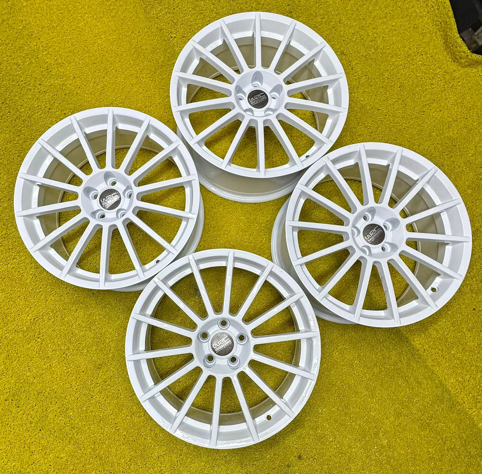 5x100 17 İNÇ J7.5 ET35 WRC JANT TAKIMI (İŞLEMLİ)