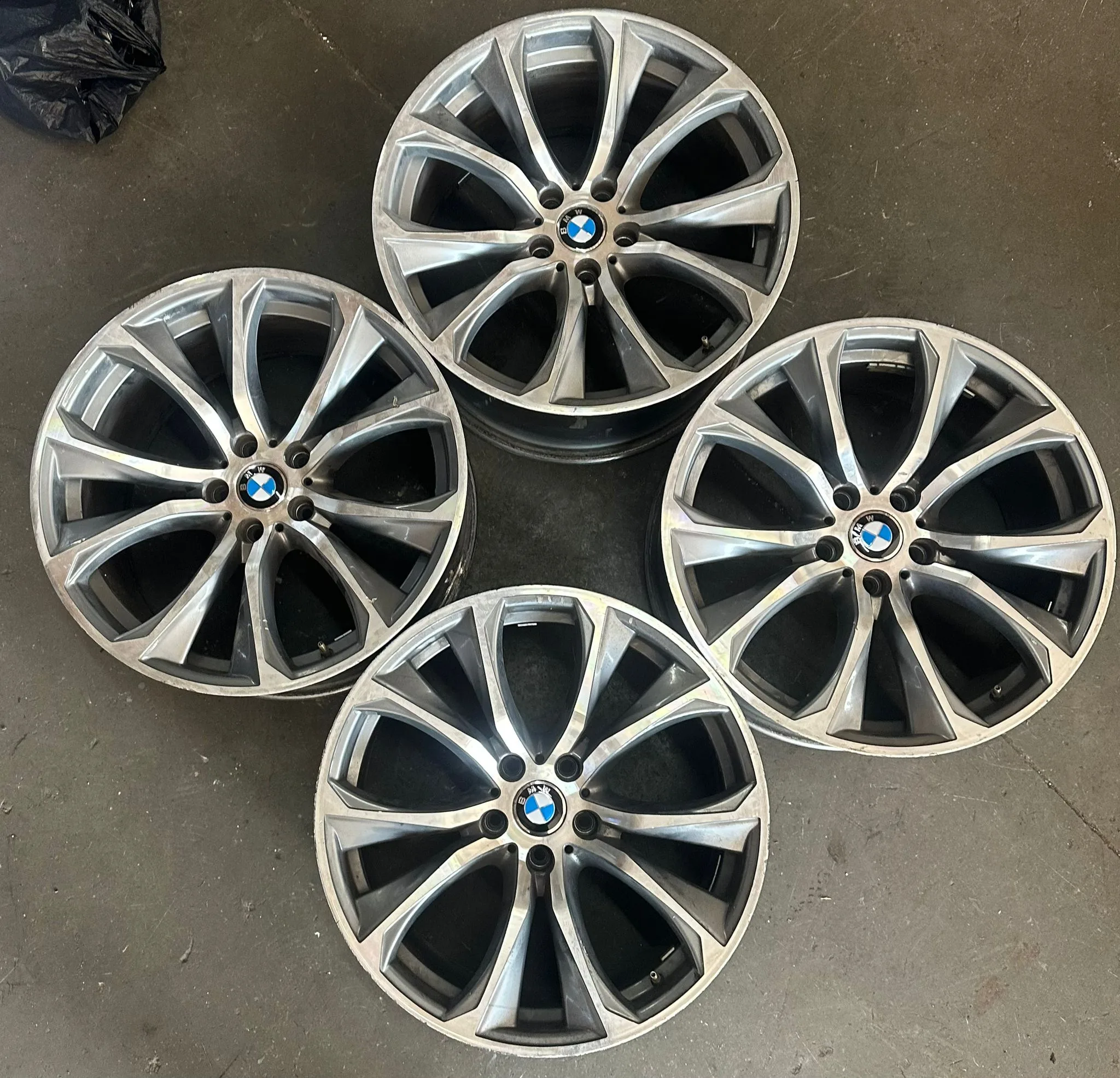 5x120 20 İNÇ J10/11 ET40/35 BMW X5 X6 JANT TAKIMI (K6 İŞLEMLİ)