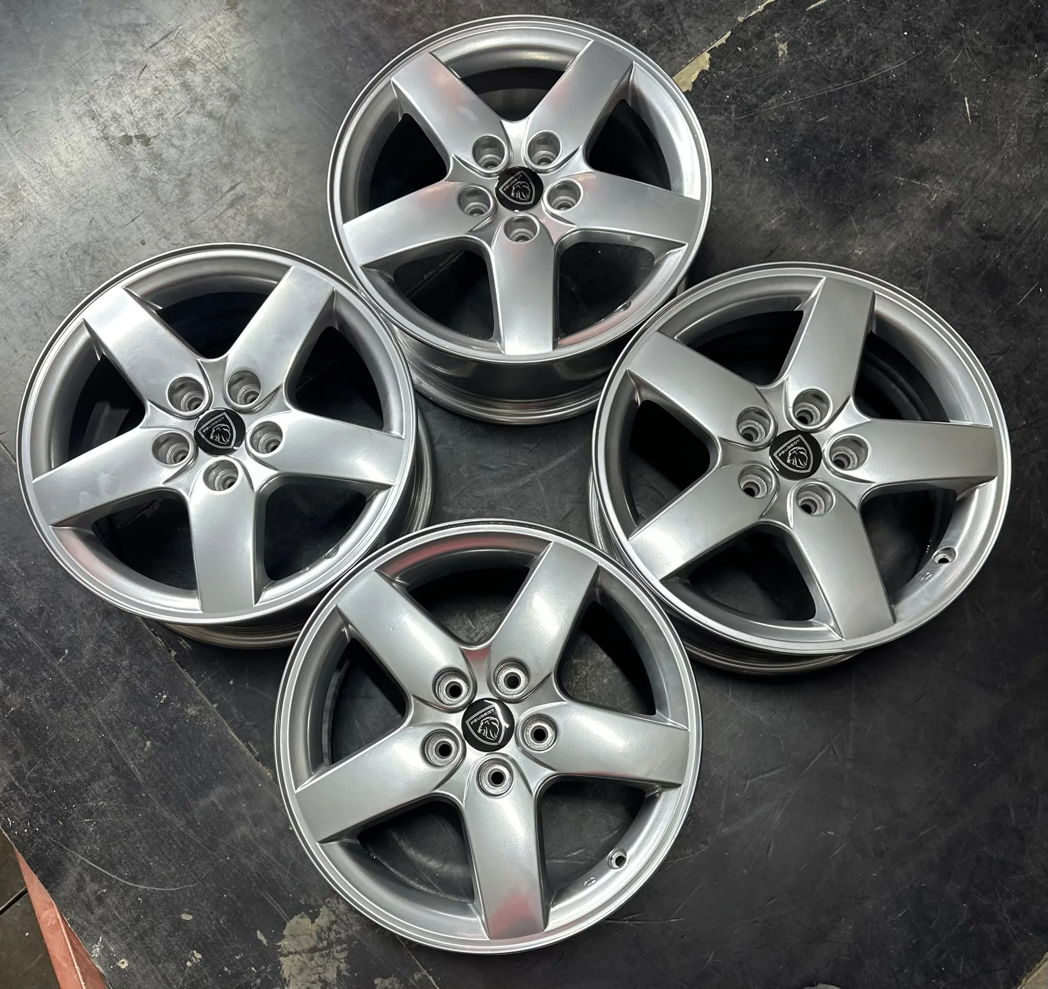 5x108 16 İNÇ J6.5 ET44 ORJİNAL PEUGEOT 407 JANT TAKIMI