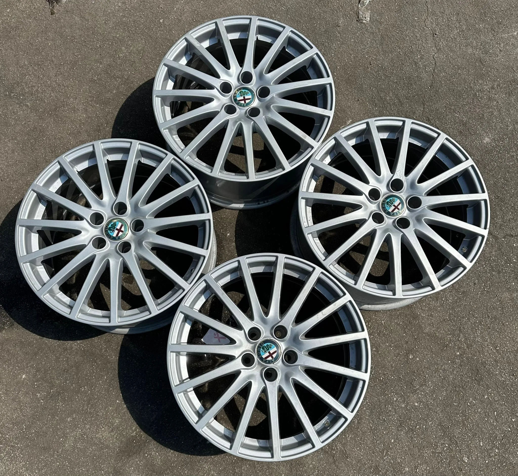 5x110 18 İNÇ J8 ET41 ORJİNAL ALFA ROMEO 159 BRERA SPİDER GİULİETTA JANT TAKIMI(K6)
