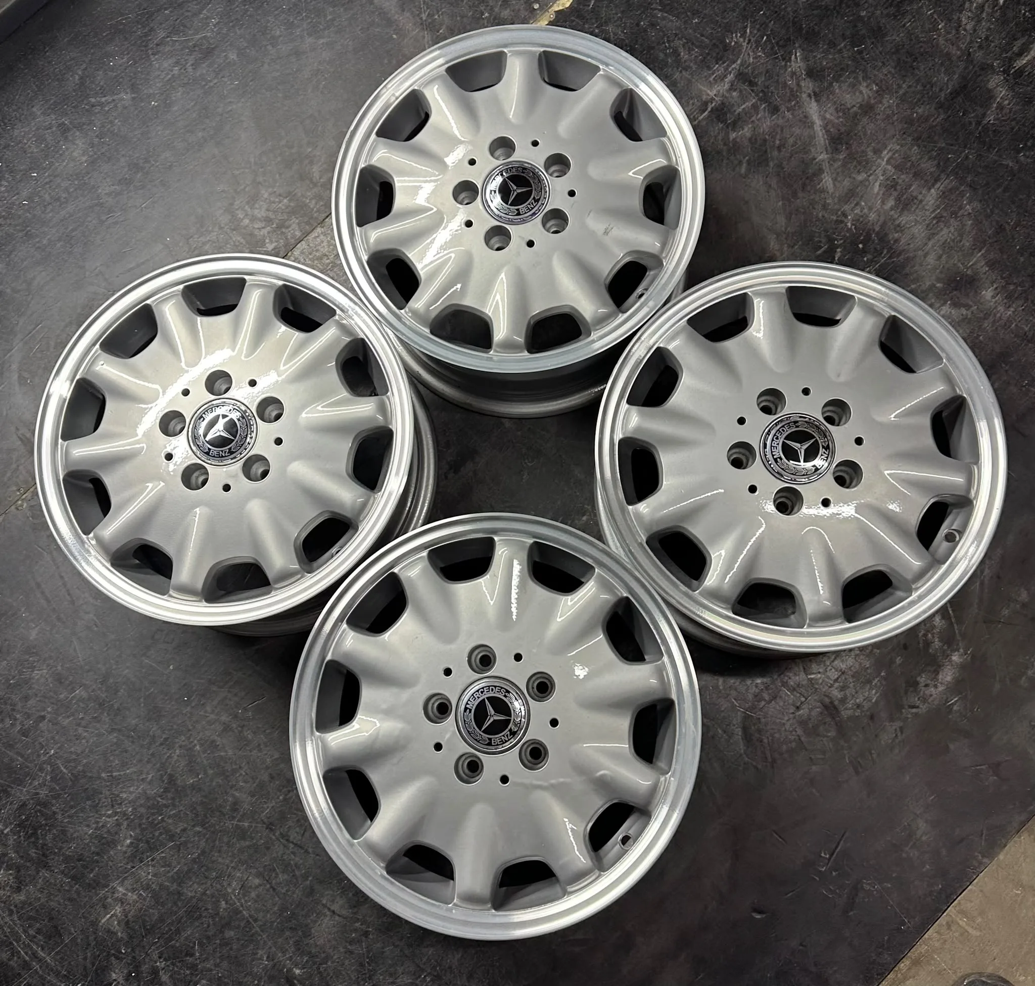 5x112 15 İNÇ J6.5 ET37 ORJİNAL MERCRDES W210 8 DELİK JANT TAKIMI