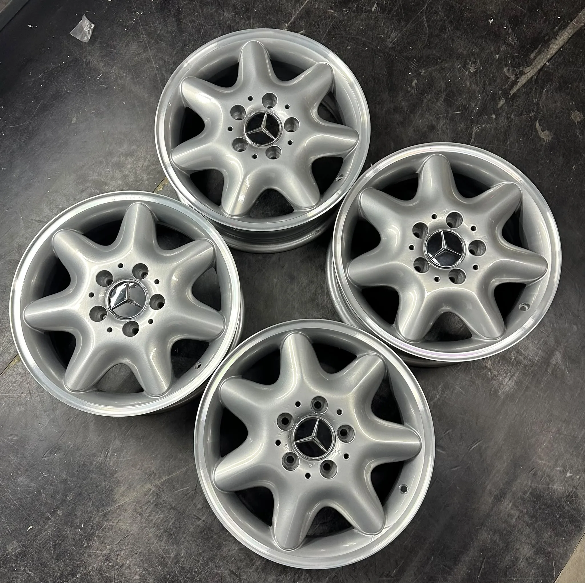 5x112 15 İNÇ J6 ET31 ORJİNAL MERCEDES W203 JANT TAKIMI