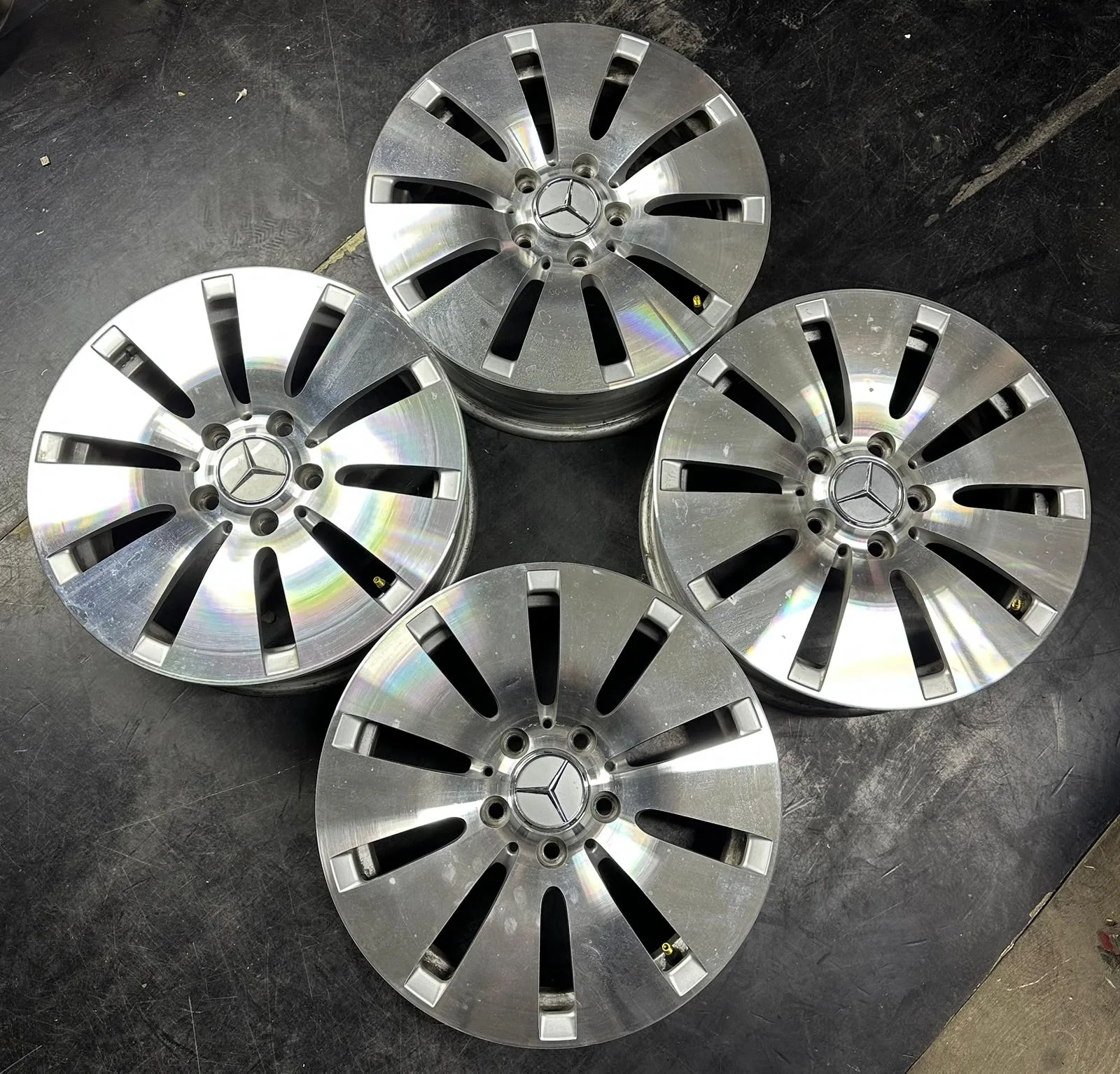 5x112 16 İNÇ J6 ET36 ORJİNAL MERCEDES W204-W205 JANT TAKIMI
