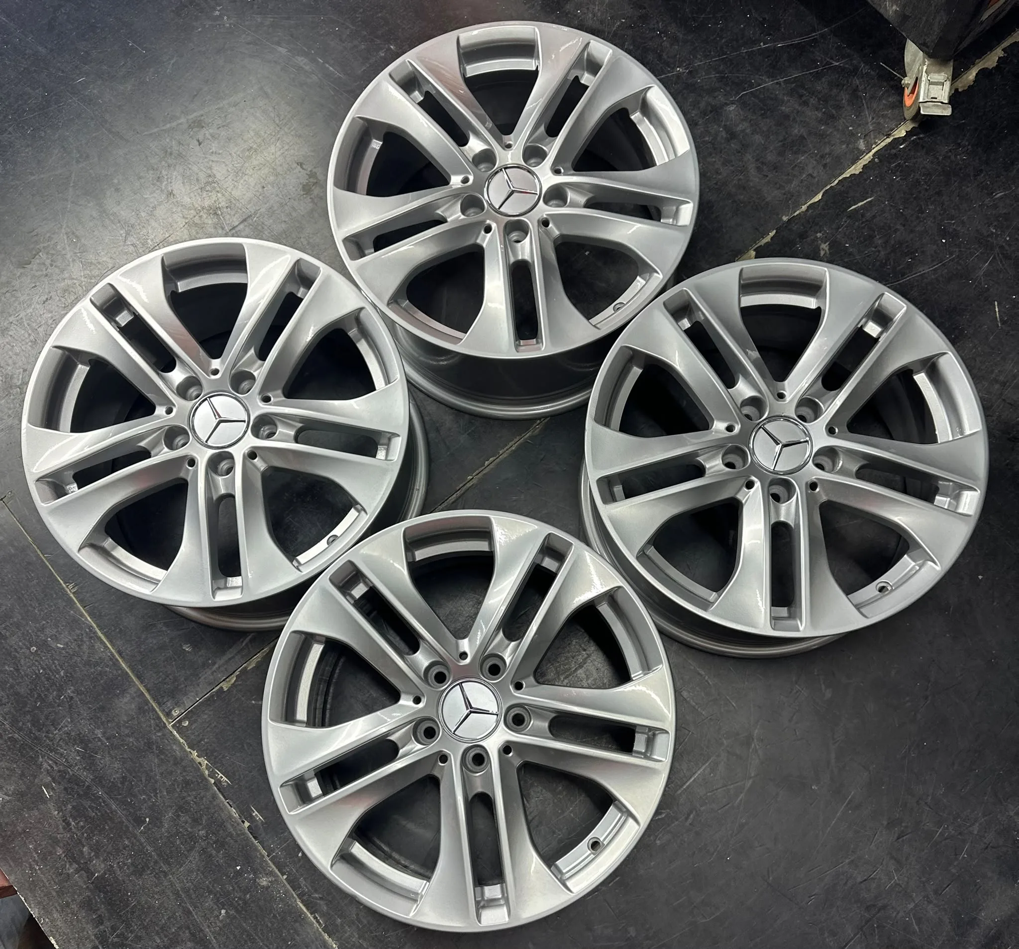 5x112 17 İNÇ J7.5 ET47 ORJİNAL MERCEDES C CLASS W204 JANT TAKIMI