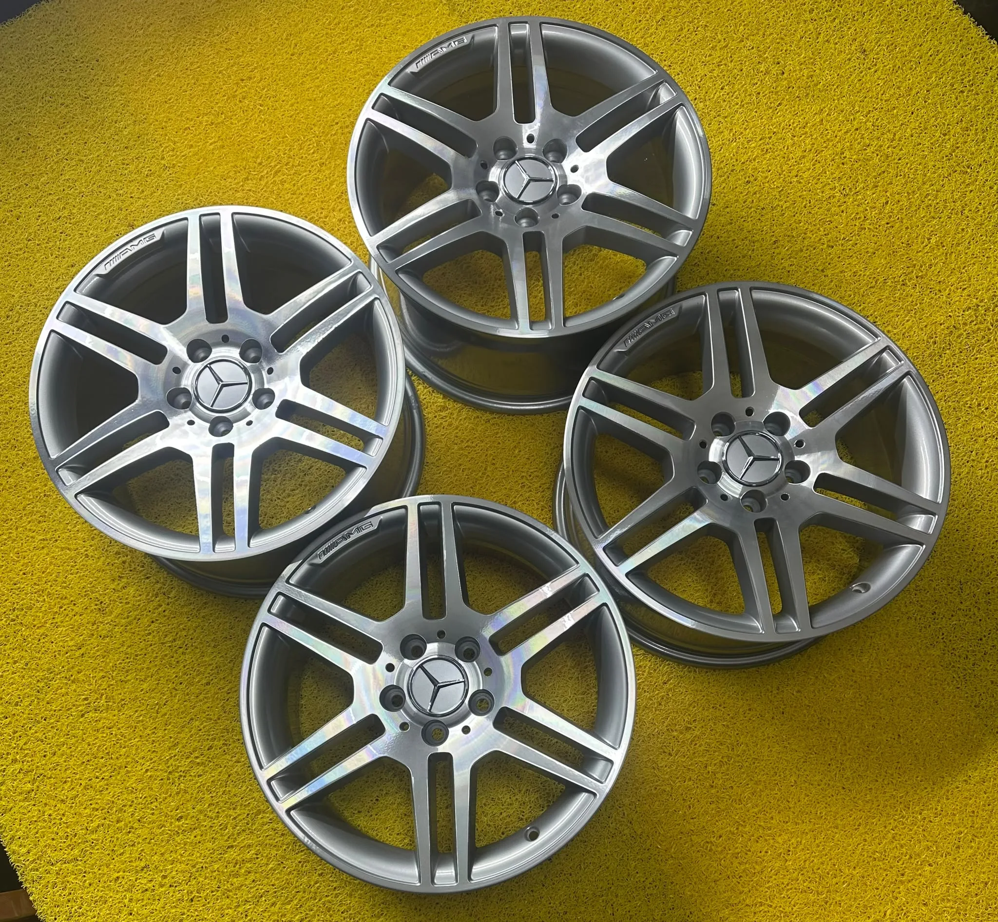 5x112 17 İNÇ J7.5-8.4 ET47-58 ORJİNAL MERCEDES W204 AMG JANT TAKIMI