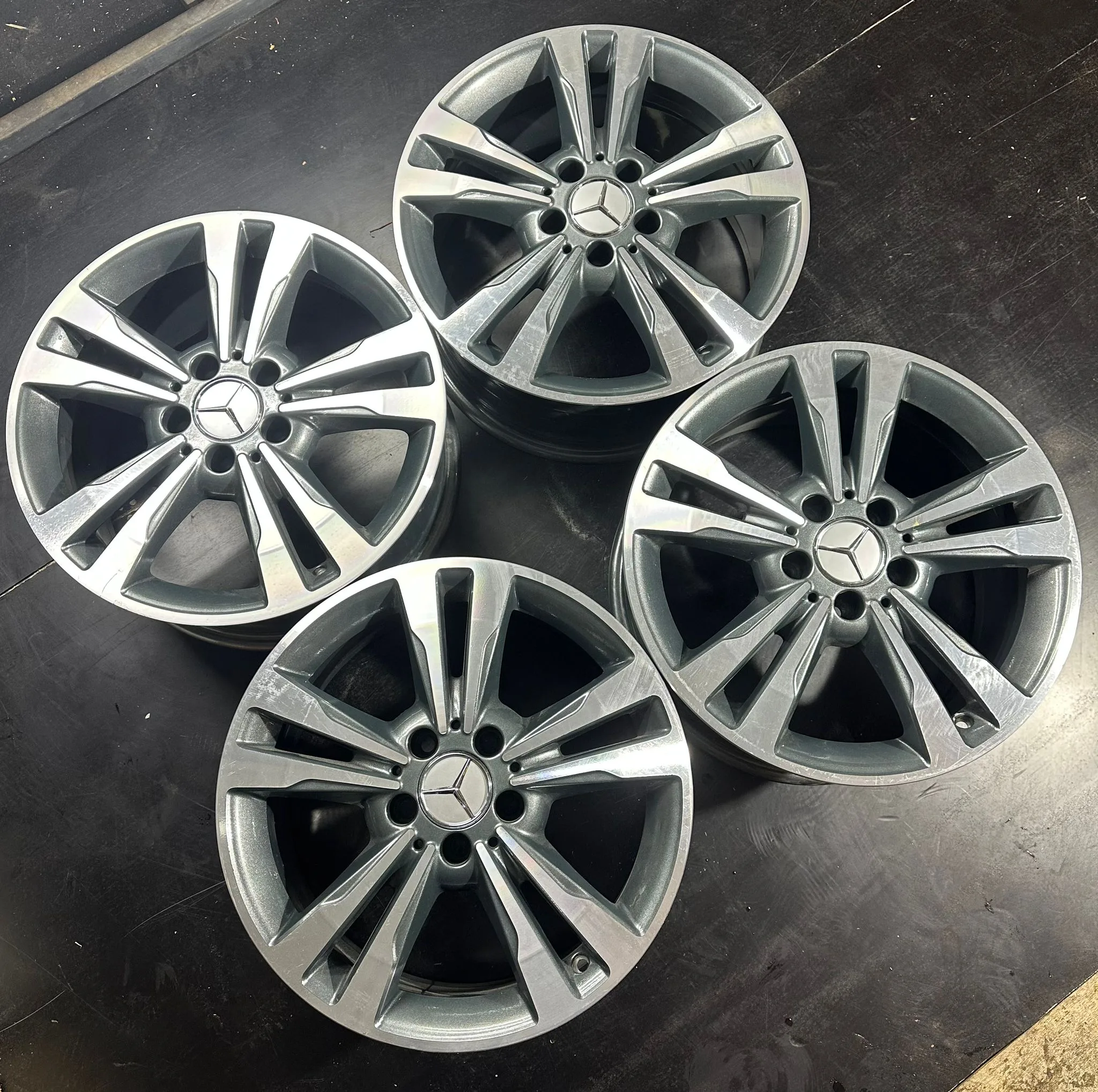 5x112 17 İNÇ J8 ET48 ORJİNAL MERCEDES W212 JANT TAKIMI