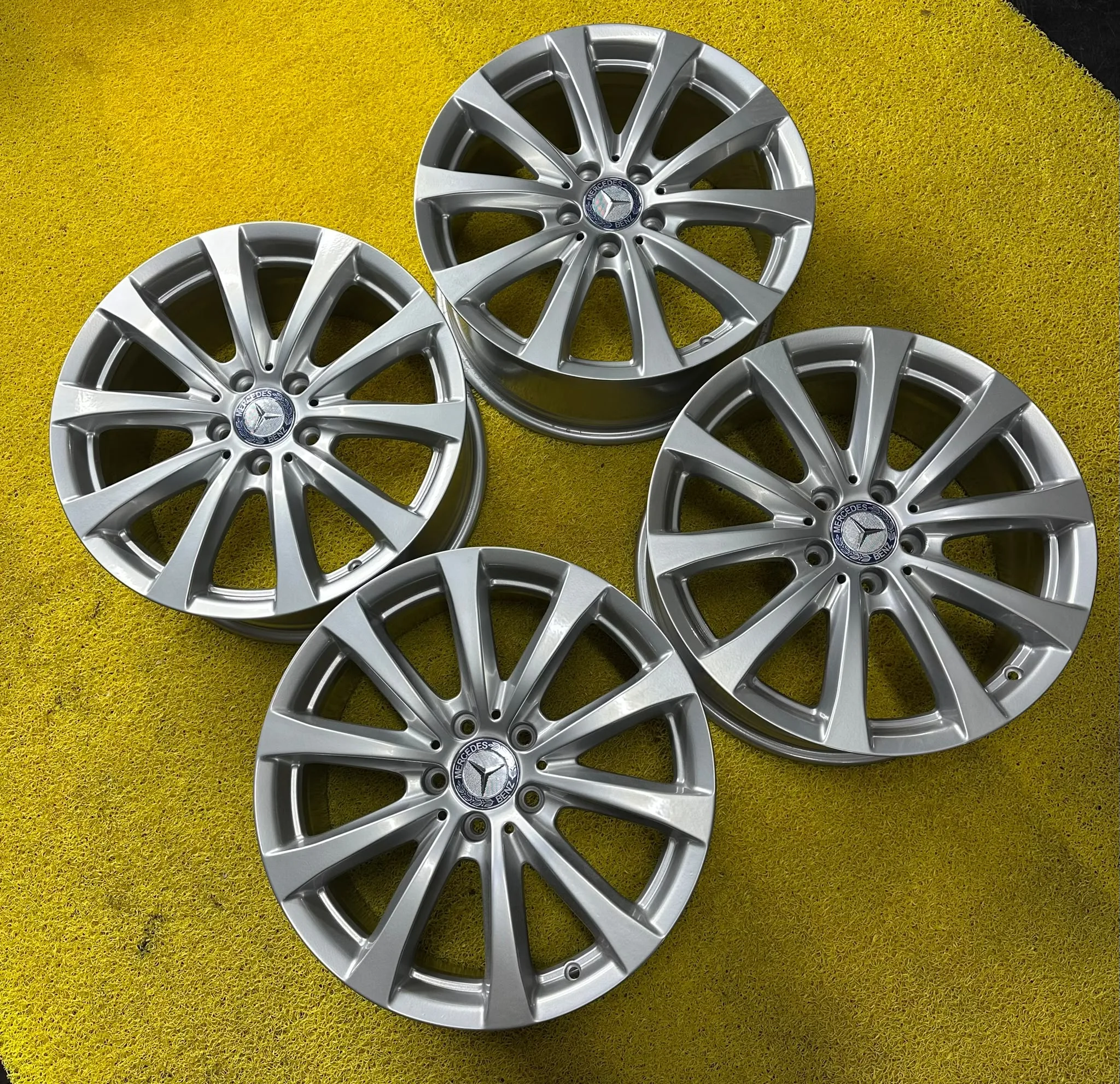 5x112 18 İNÇ J8.5 ET43 ORJİNAL MERCEDES E SERİ W213 JANT TAKIMI (İŞLEMLİ)