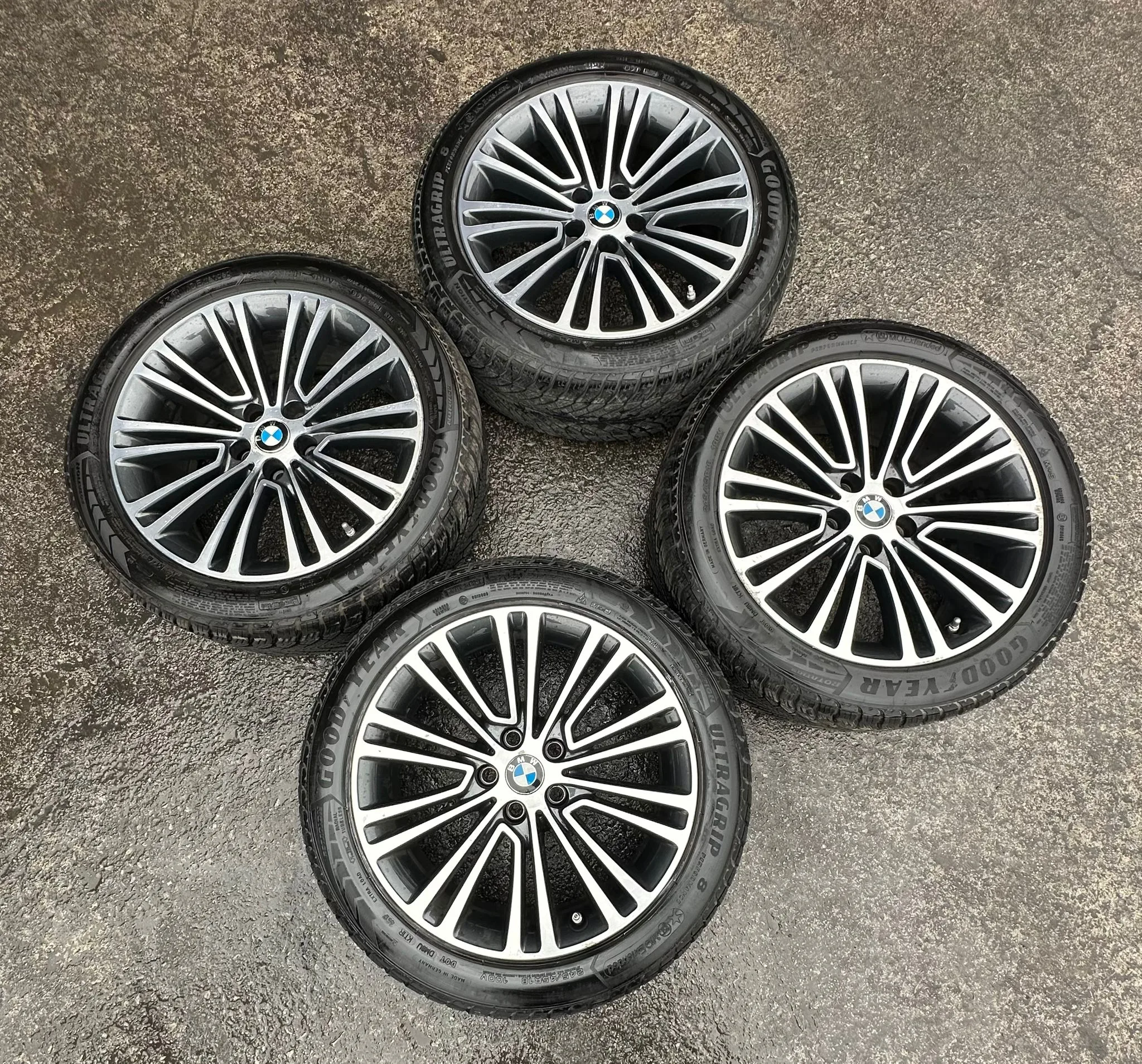 5x112 18 İNÇ J8 ET30 ORJİNAL BMW G30 5 SERİSİ JANT LASTİK SETİ (K6)