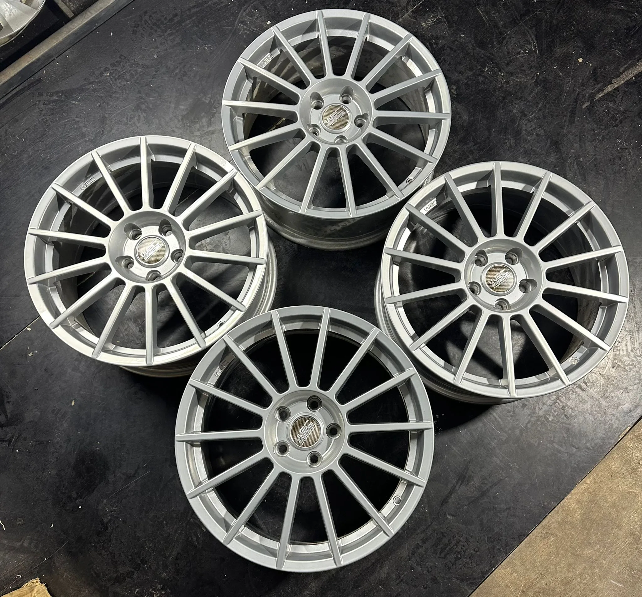 5x112 18 İNÇ J7.5 ET40 WRC JANT TAKIMI (İŞLEMLİ)