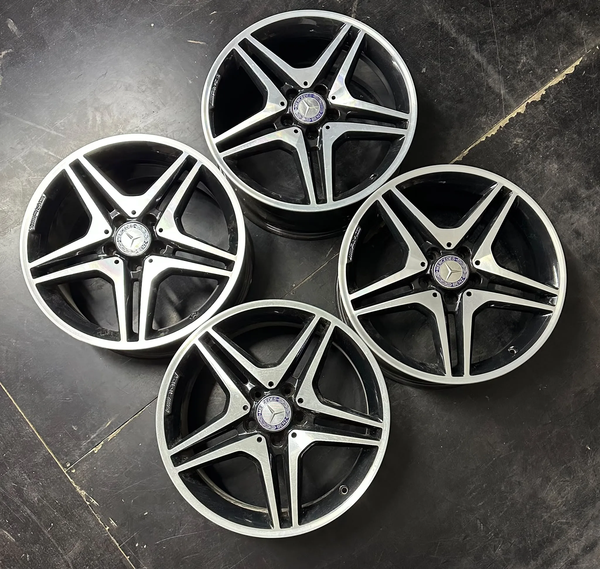 5x112 18 İNÇ J7.5 ET52 ORJİNAL MERCEDES W176 A-CLASS JANT TAKIMI