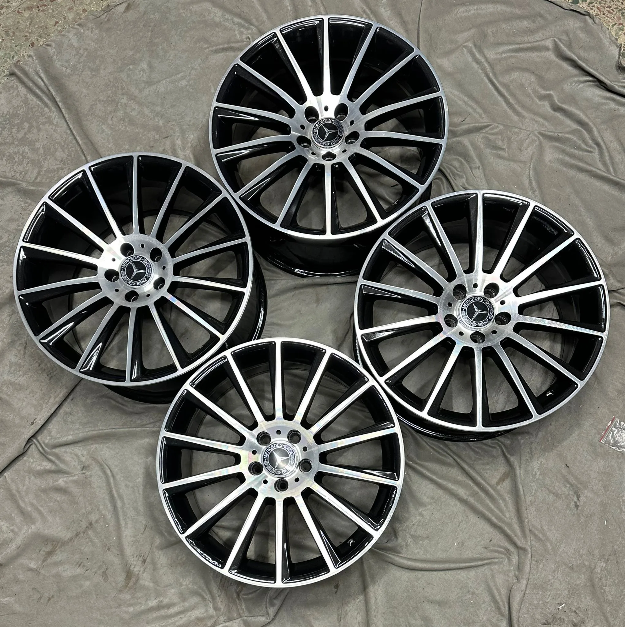 5x112 19 İNÇ J8.5/9.5 ET45/35 MERCEDES JANT TAKIMI (K6 İŞLEMLİ)