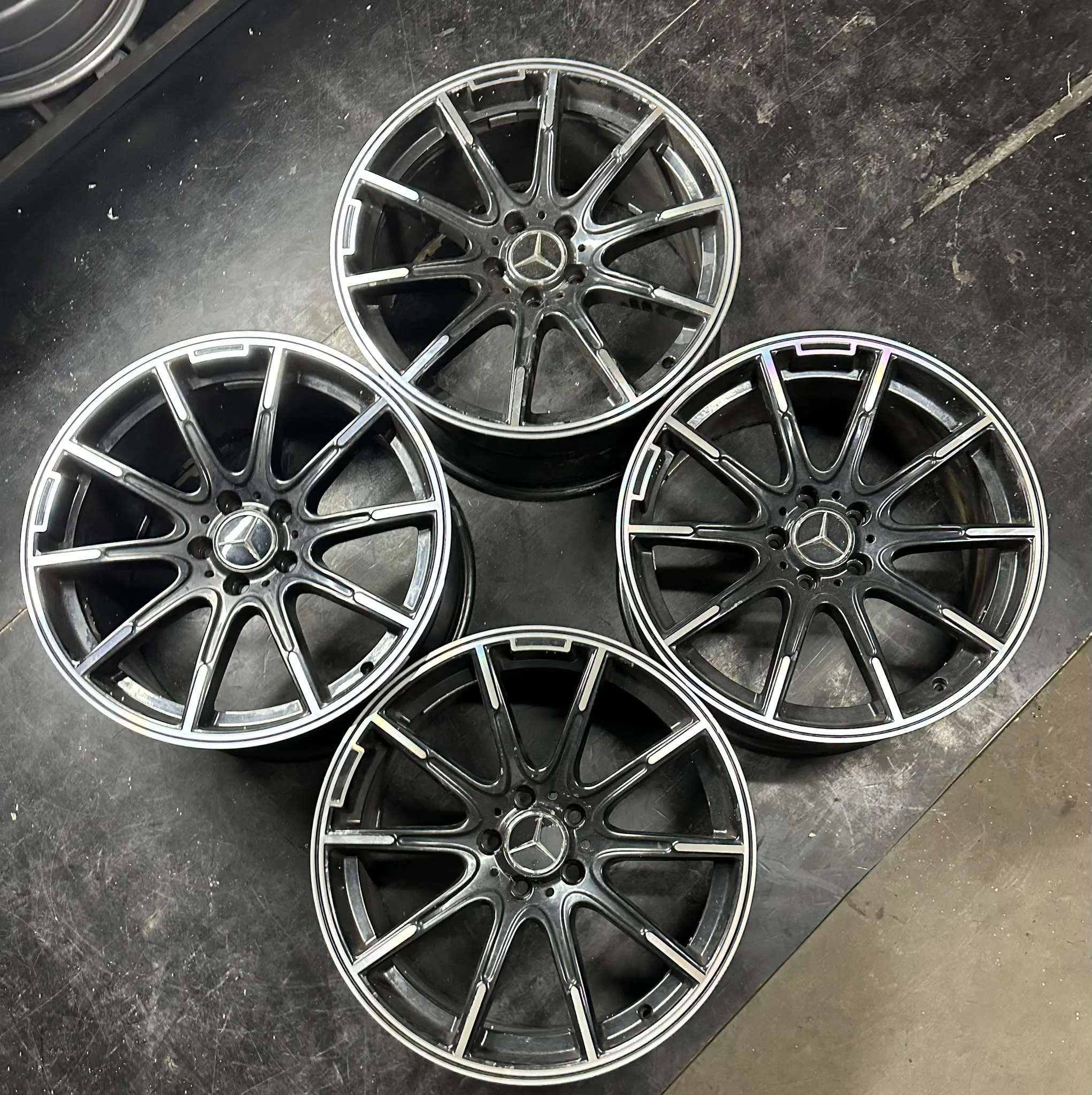 5x112 19 İNÇ J8.5-9.5 ET35-48 MERCEDES BRABUS JANT TAKIMI