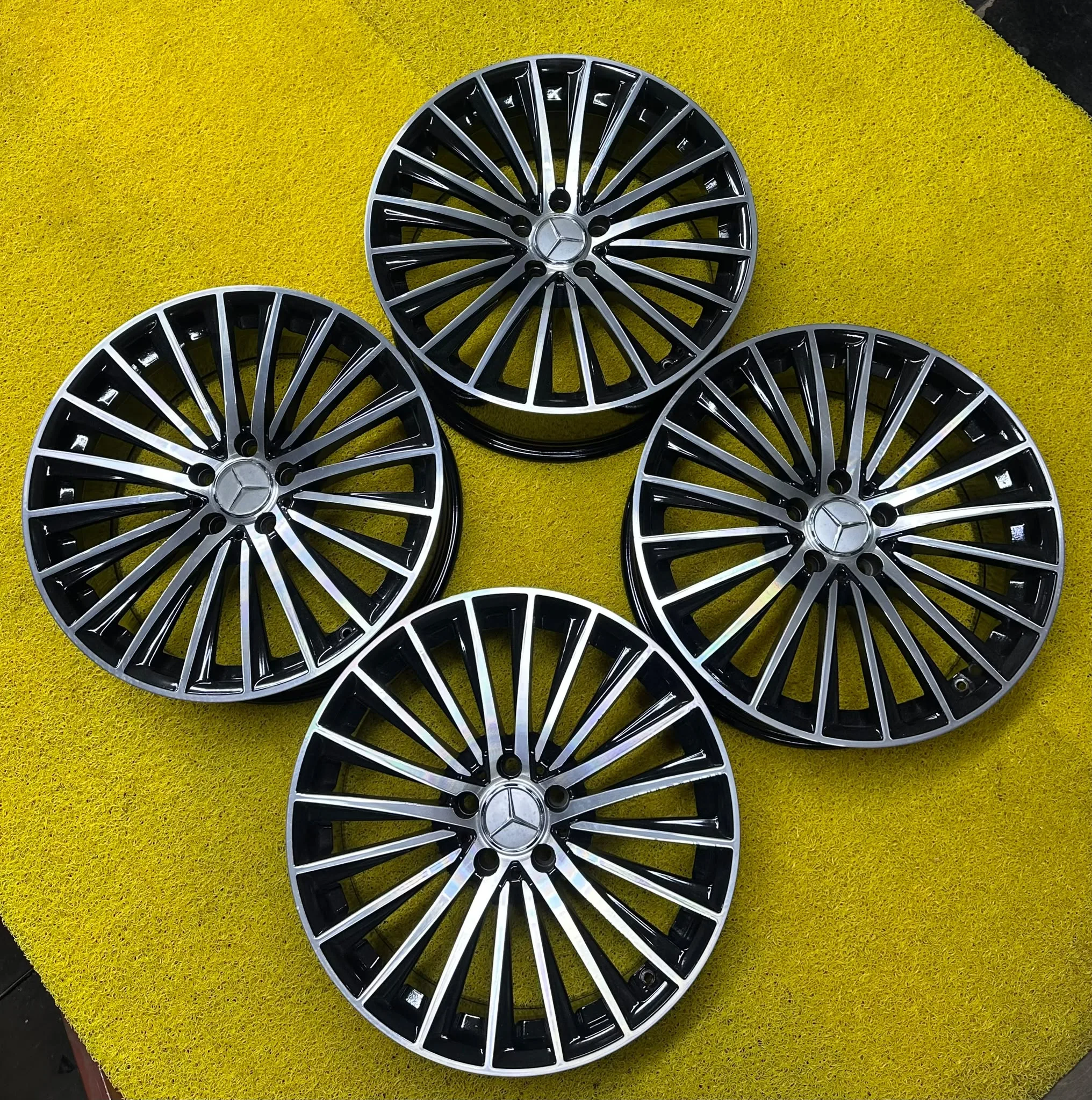 5x112 19 İNÇ J8.5-9.5 ET38-48 MERCEDES C180\200 E200\E250 JANT TAKIMI (İŞLEMLİ)