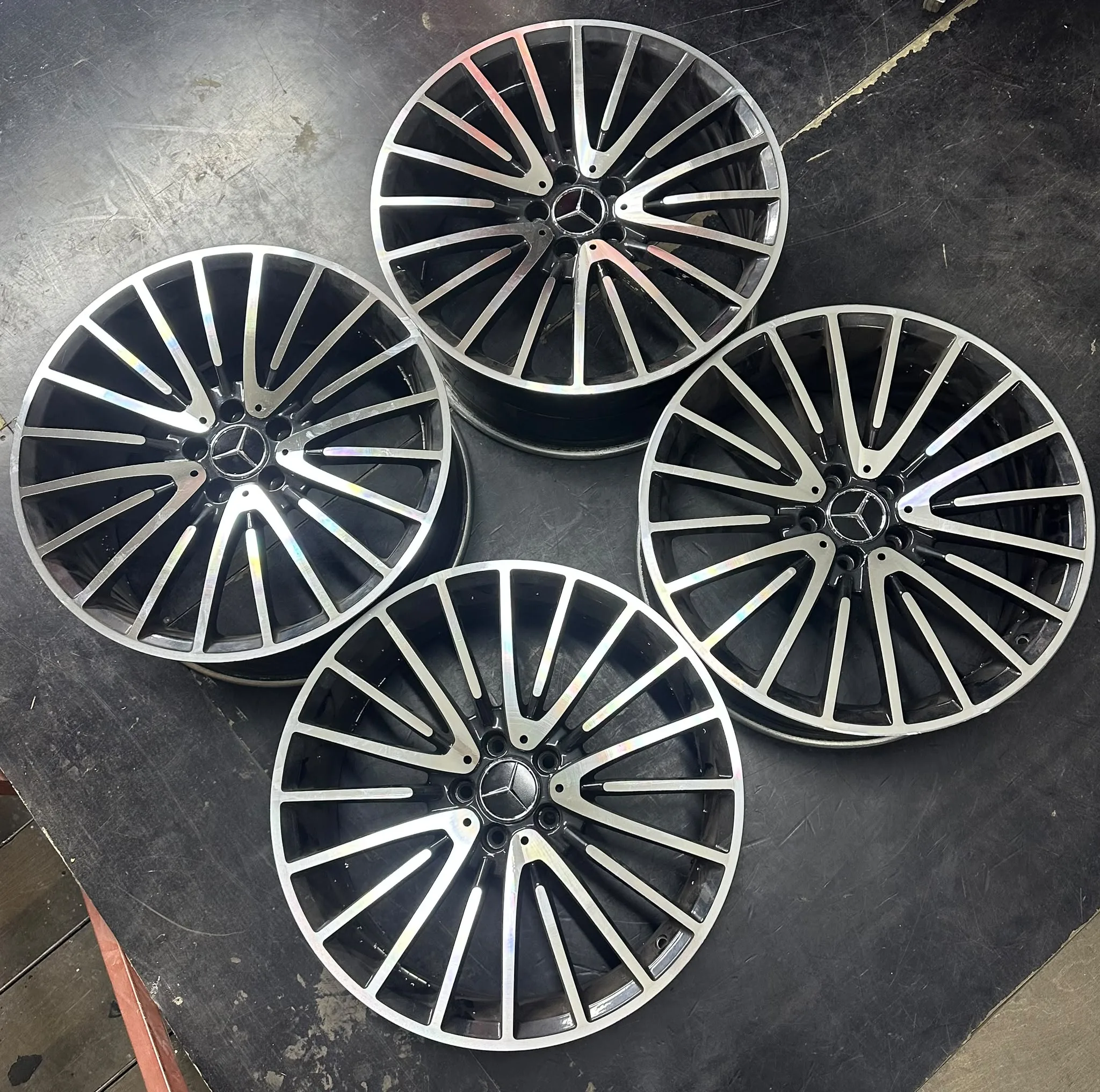 5X112 20 İNÇ J8.5/9.5 ET38/48 MERCEDES W222 AMG JANT TAKIMI (İŞLEMLİ)