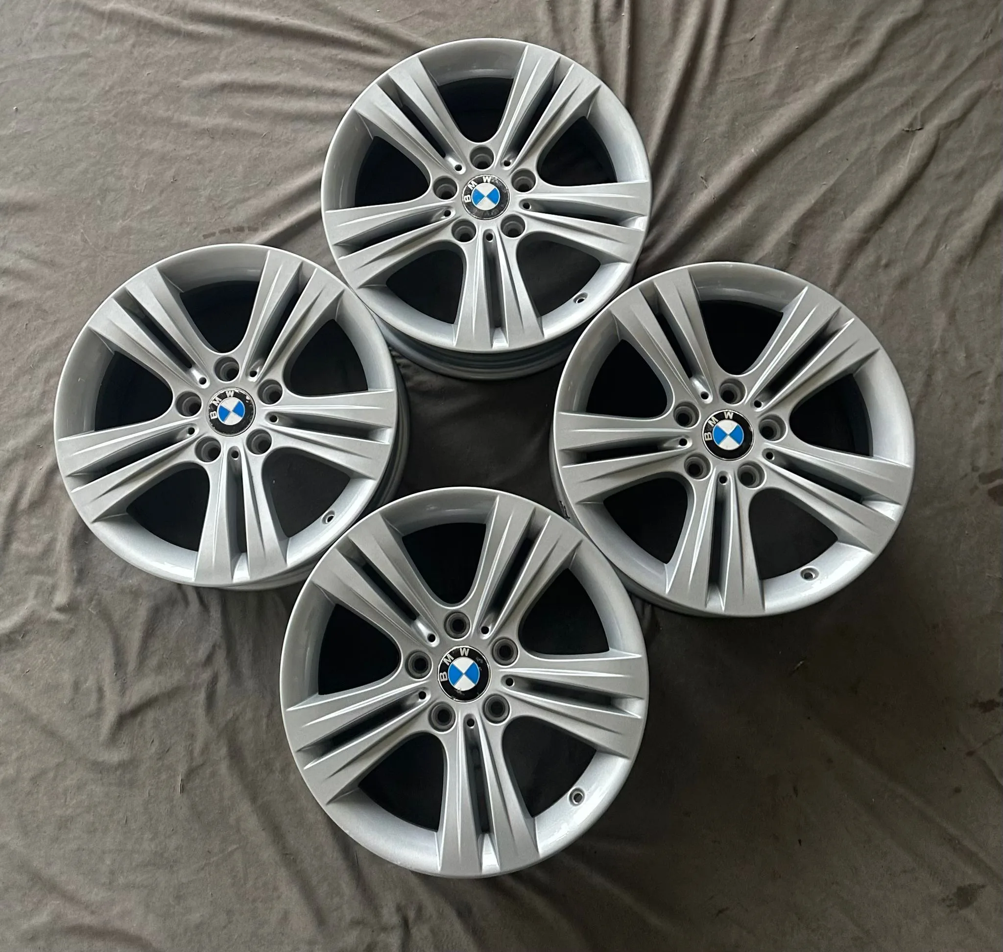 5x120 17 İNÇ J7.5 ET37 ORJİNAL BMW F30 SPORTLİNE JANT TAKIMI (KİRAZLIK 600M)