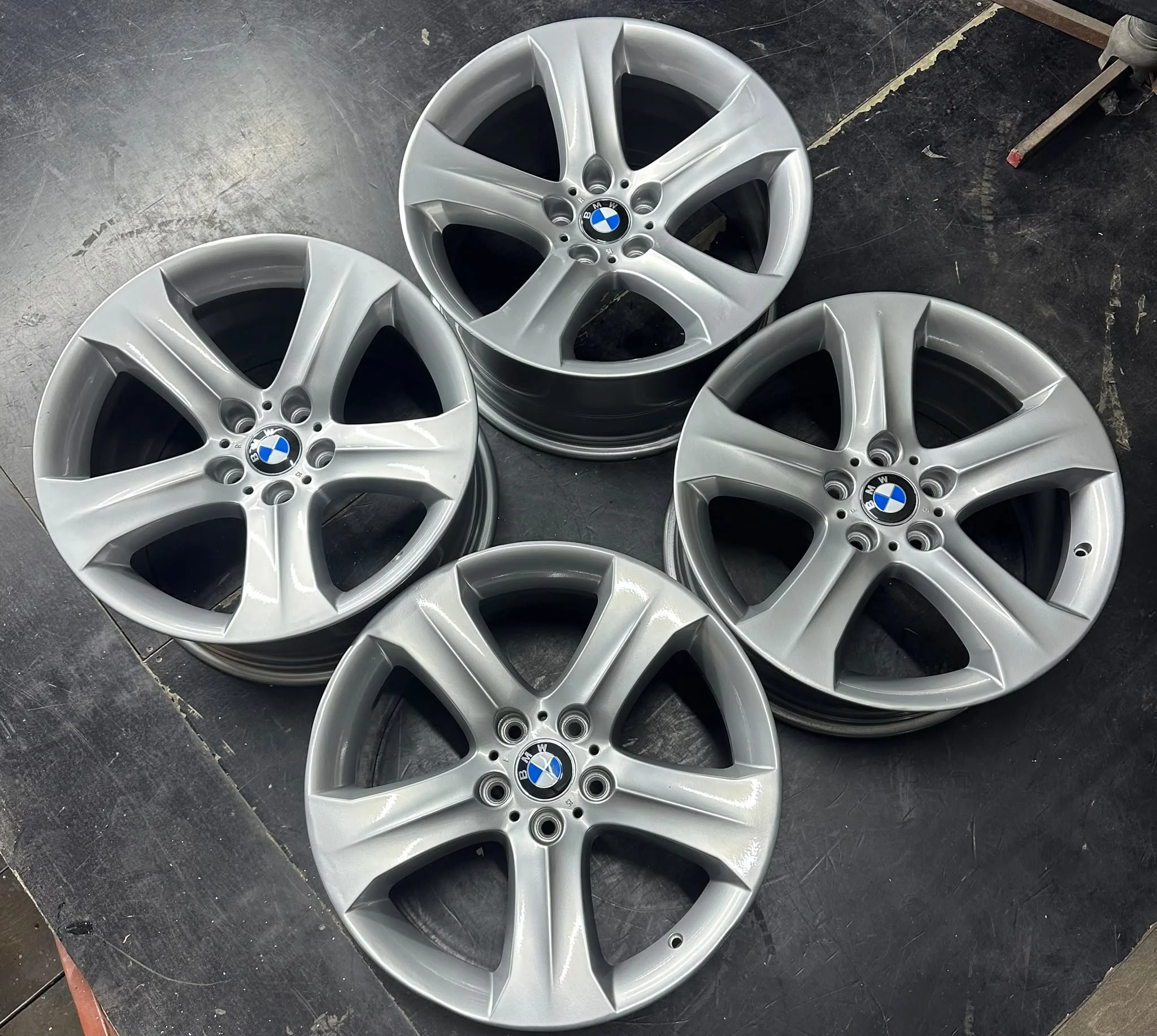 5x120 19 İNÇ J9-10 ET38-21 ORJİNAL BMW X5 X6 JANT TAKIMI (İŞLEMLİ)