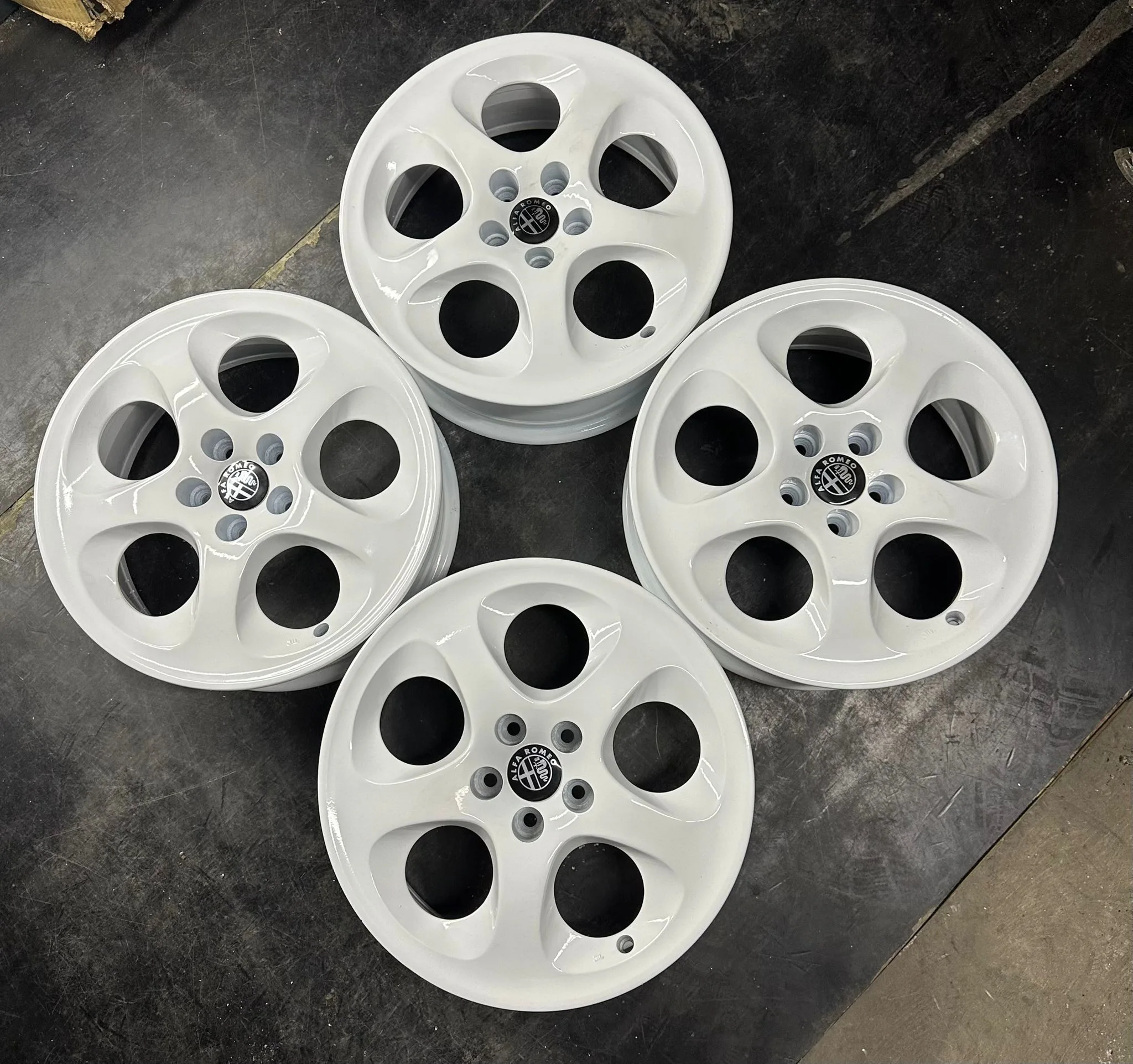 5x98 16 İNÇ J6.5 ET29 ORJİNAL ALFA ROMEO 147 JANT TAKIMI( İŞLEMLİ)