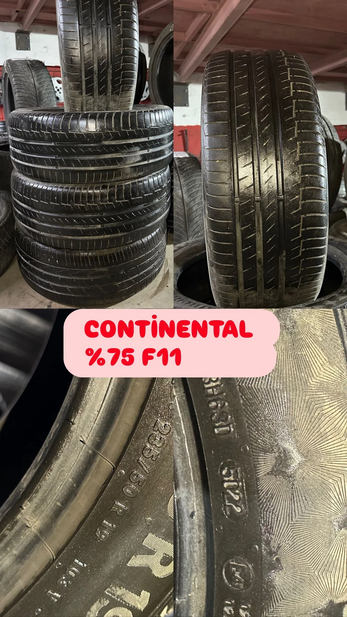 235/50R19 103 V (22) XL CONTINENTAL PREMIUM CONTACT 6 (Y22) 4 ADET